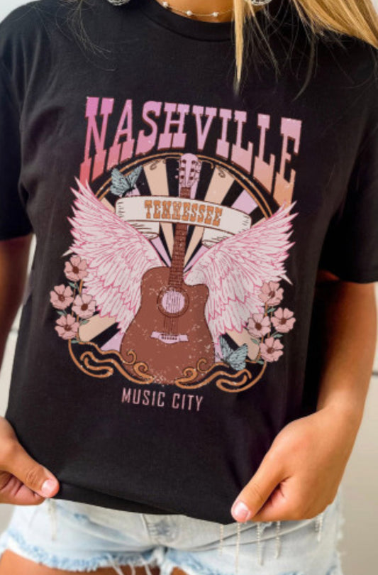 TAKING ON NASHVILLE GRAPHIC TEE