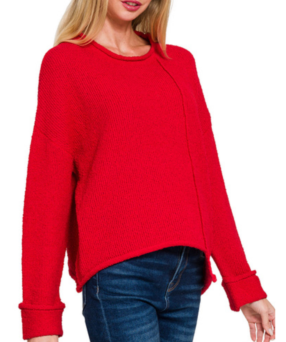 RED CHERRY BOMB SWEATER