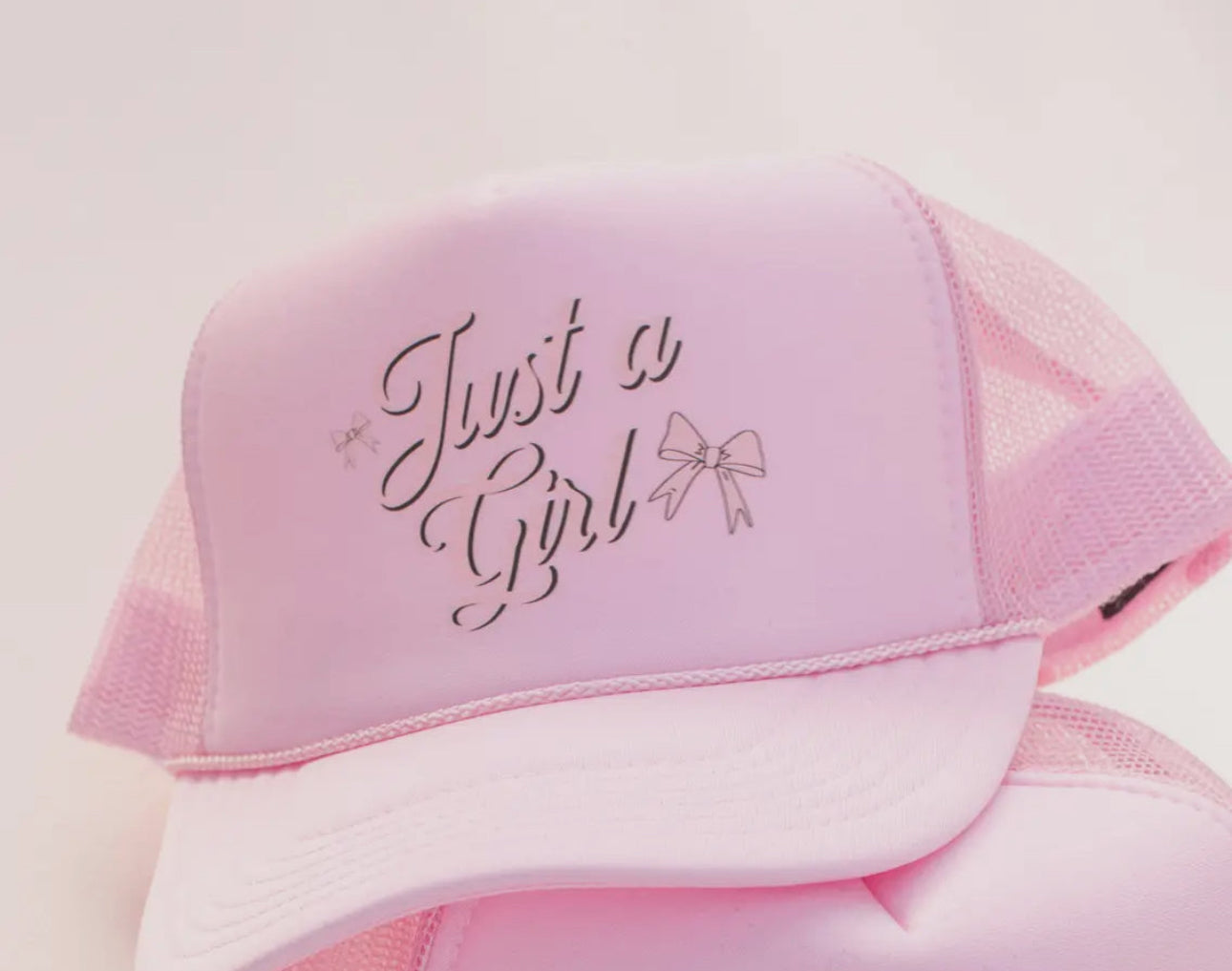 Just A Girl Trucker Hat