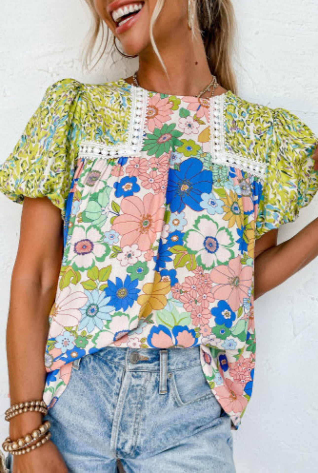 EASY CHOICE FLORAL BLOUSE