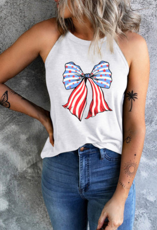 AMERICAN BOW GRAPHIC TANK TOP