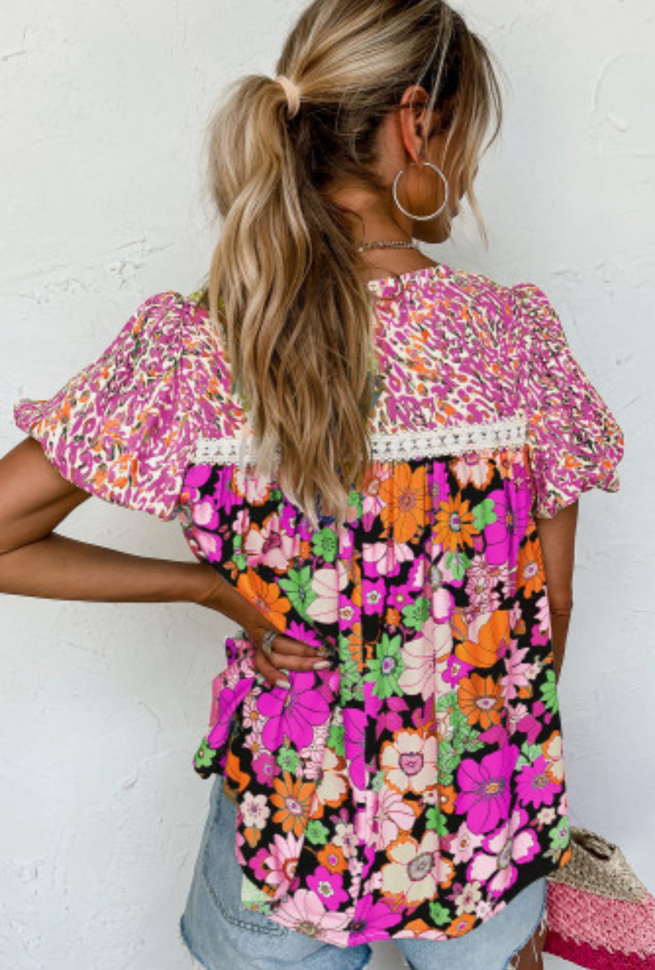 EASY CHOICE FLORAL BLOUSE
