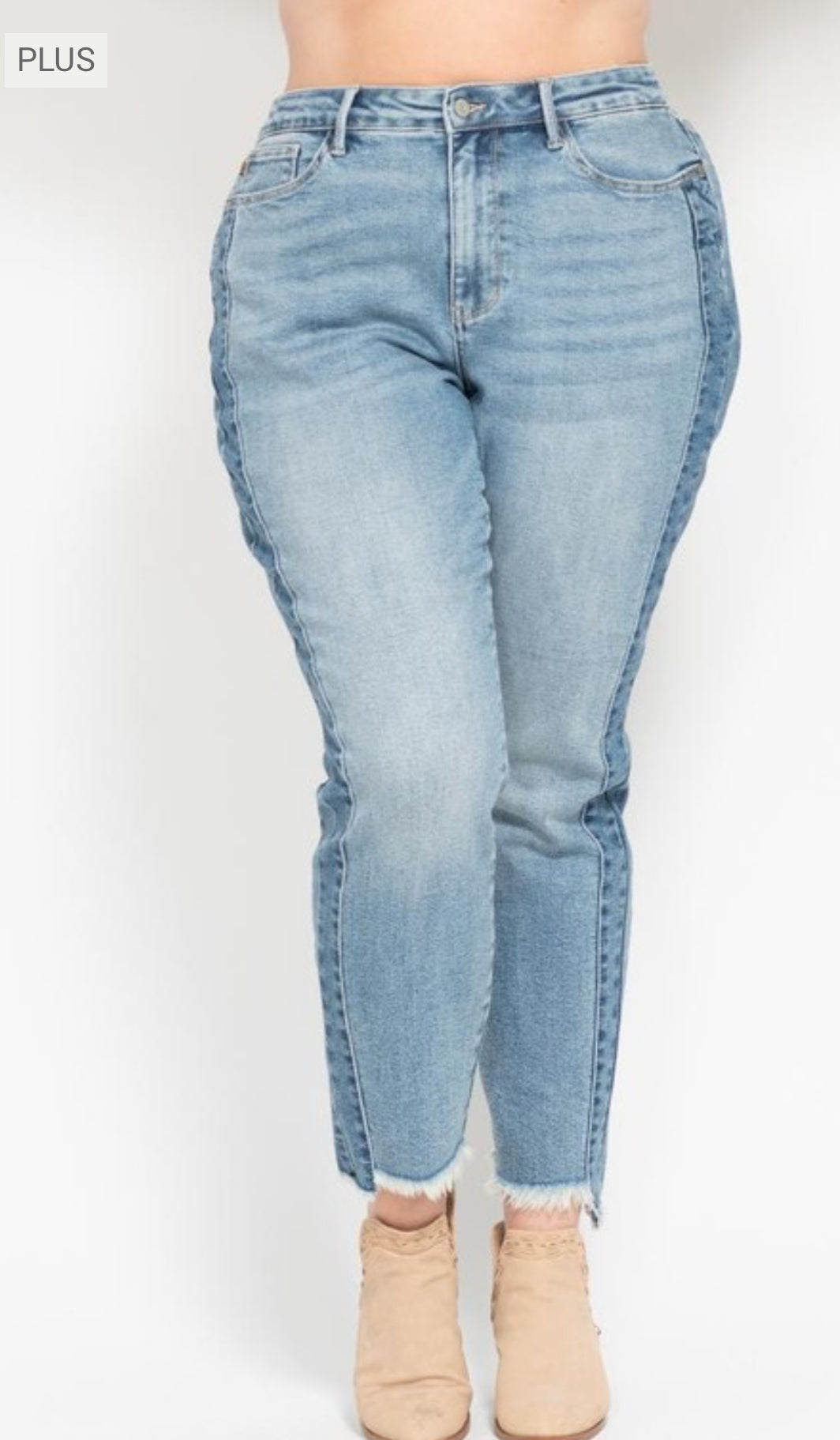 JUDY BLUE SIDE DENIM JEANS