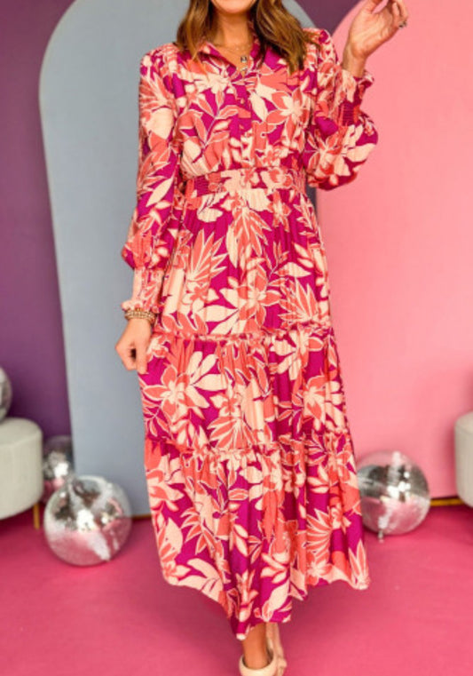 FLORAL BY DESIGN MAXI DRESS